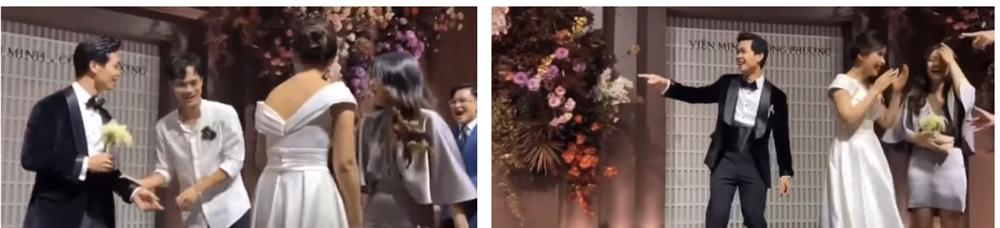 Dân mạng truy lùng danh tính cô gái độc thân khiến Văn Toàn ngại ngùng khi đứng đối diện, còn thẳng tay giành hoa trong đám cưới Công Phượng-4