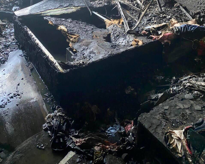 Hà Nội: Cháy lớn căn hộ chung cư tại Hồ Tùng Mậu, hàng trăm người dân tháo chạy-4