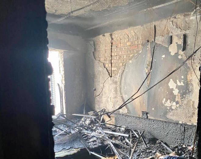 Hà Nội: Cháy lớn căn hộ chung cư tại Hồ Tùng Mậu, hàng trăm người dân tháo chạy-8