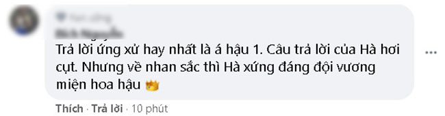 Nhiều người bảo vệ Hoa hậu Đỗ Thị Hà sau màn trả lời ứng xử chưa trọn vẹn, bác bỏ thuyết âm mưu mua giải, dàn xếp-2