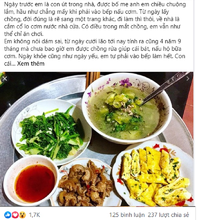 Cơm canh chu đáo vẫn bị chê không nấu được bữa nên hồn, vợ im lặng rồi thầm trả đũa ngoạn mục đúng 1 tuần sau khiến chồng tê tái-1
