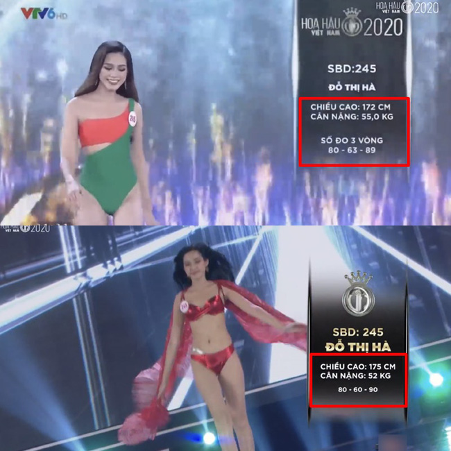 Hàng loạt thí sinh Hoa hậu Việt Nam 2020 bị phát hiện thay đổi số đo nhân trắc học bất thường qua từng vòng, BTC chính thức lên tiếng-1