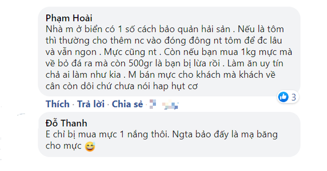 Mua hai cân mực đổi gió cho bữa cơm gia đình, mẹ đảm tá hỏa vì con mực đông lạnh cách nhau cả ngàn cây số, rã đông xong cân thử thì chỉ biết khóc ròng-7