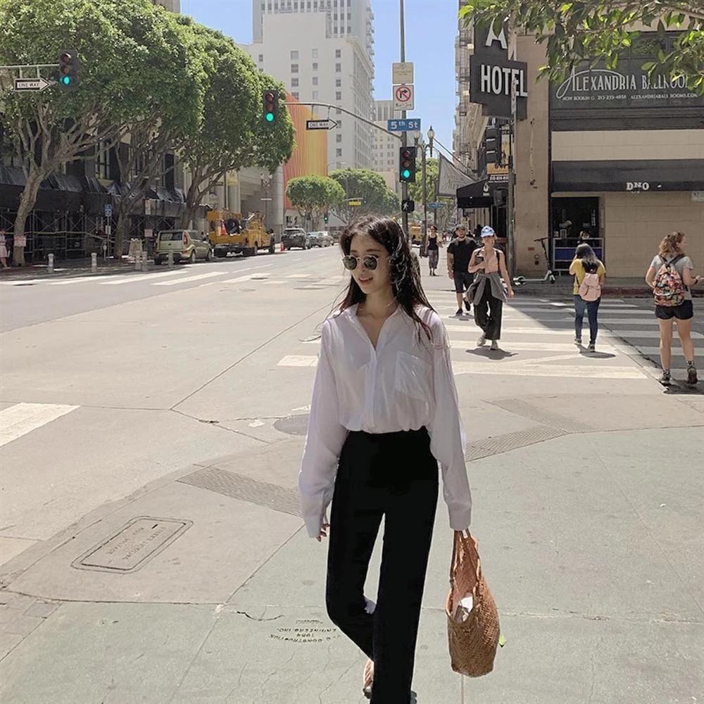 Hội con gái Hàn hay mix quần ống suông với 3 kiểu áo này để ghi điểm sành điệu và sang xịn nhất-11