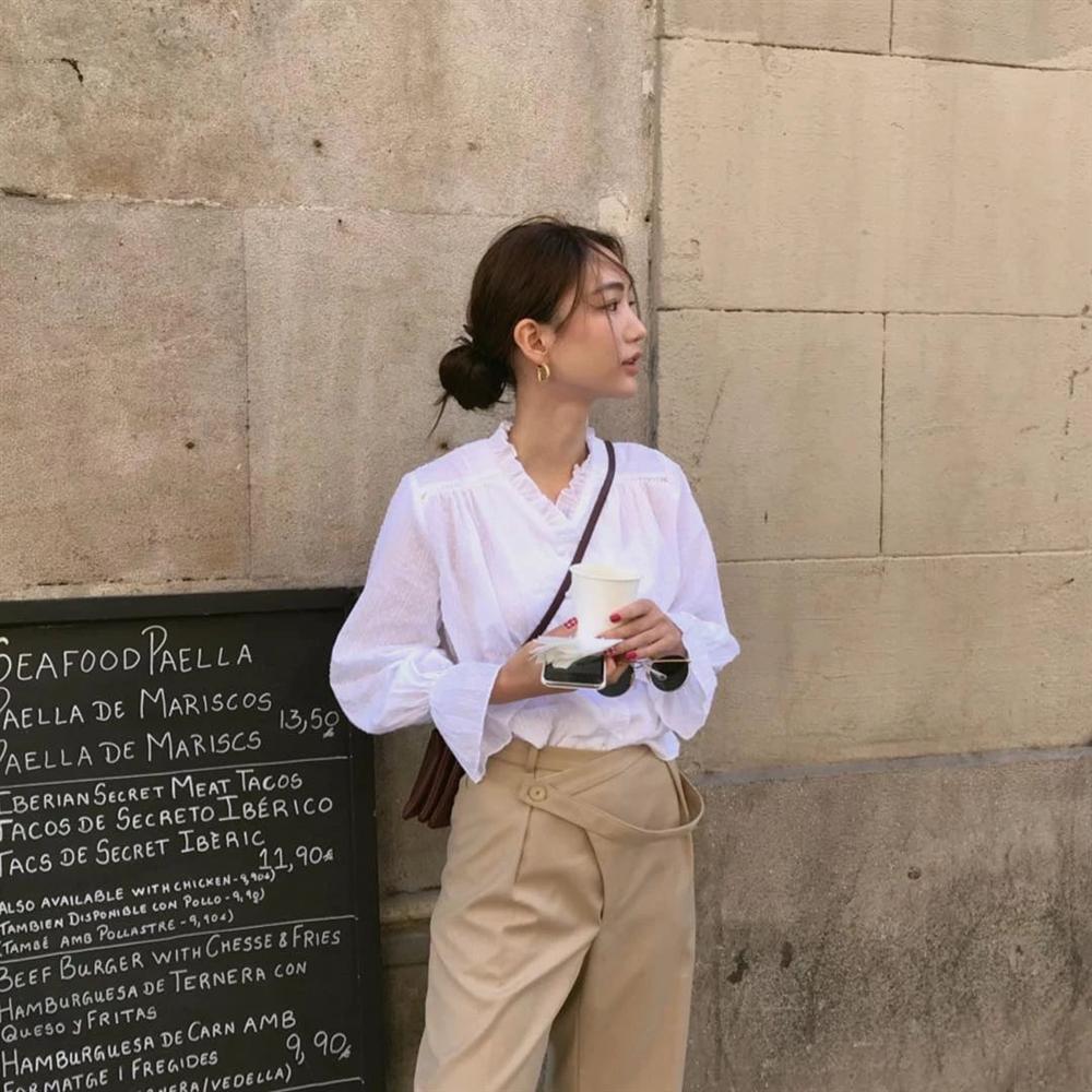 Hội con gái Hàn hay mix quần ống suông với 3 kiểu áo này để ghi điểm sành điệu và sang xịn nhất-12