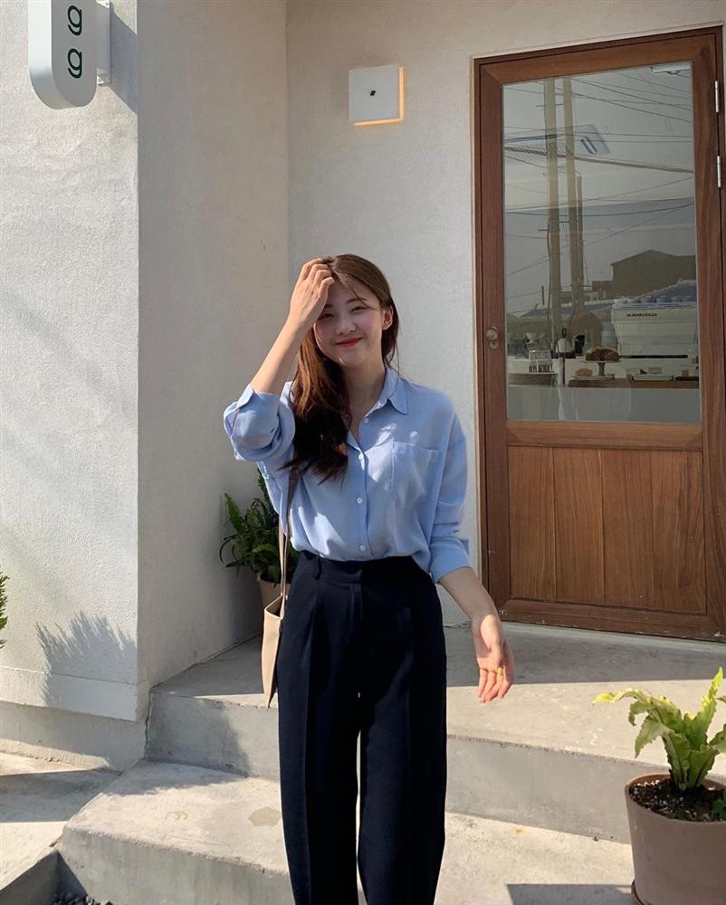 Hội con gái Hàn hay mix quần ống suông với 3 kiểu áo này để ghi điểm sành điệu và sang xịn nhất-14