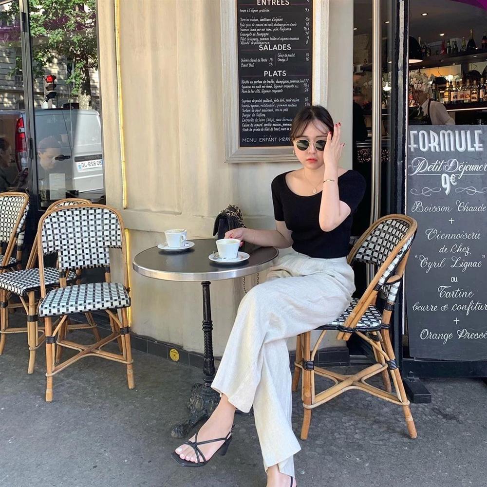 Hội con gái Hàn hay mix quần ống suông với 3 kiểu áo này để ghi điểm sành điệu và sang xịn nhất-5