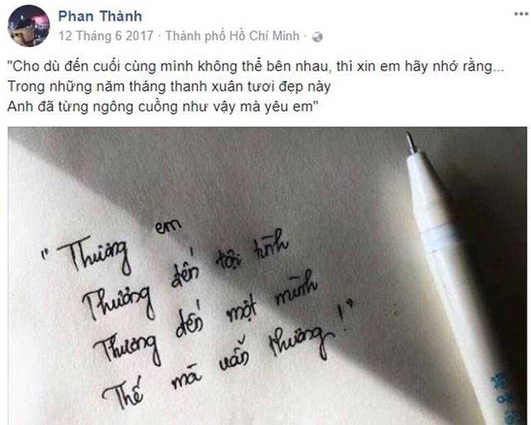 Phan Thành dọn sạch status nặng tình để cưới vợ, đọc lại vẫn thấy da diết quá!-6
