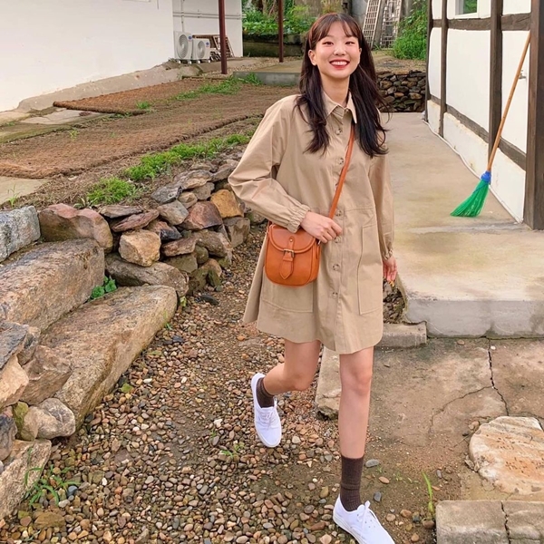 Màu trà sữa đang hot, bắt trend ngay với 10 set đồ đơn giản để mặc đẹp không trượt phát nào-8