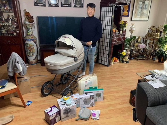 Đăng ảnh chuẩn bị đồ cho con sắp chào đời, Mạc Hồng Quân vô tình hé lộ không gian sống tại Séc-1