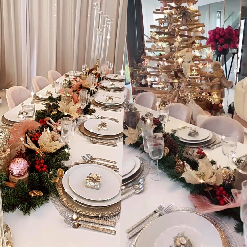 Ngọc Trinh lên đồ đón Giáng Sinh cho biệt thự 40 tỷ, hệt như cung điện dát vàng lấp lánh-4