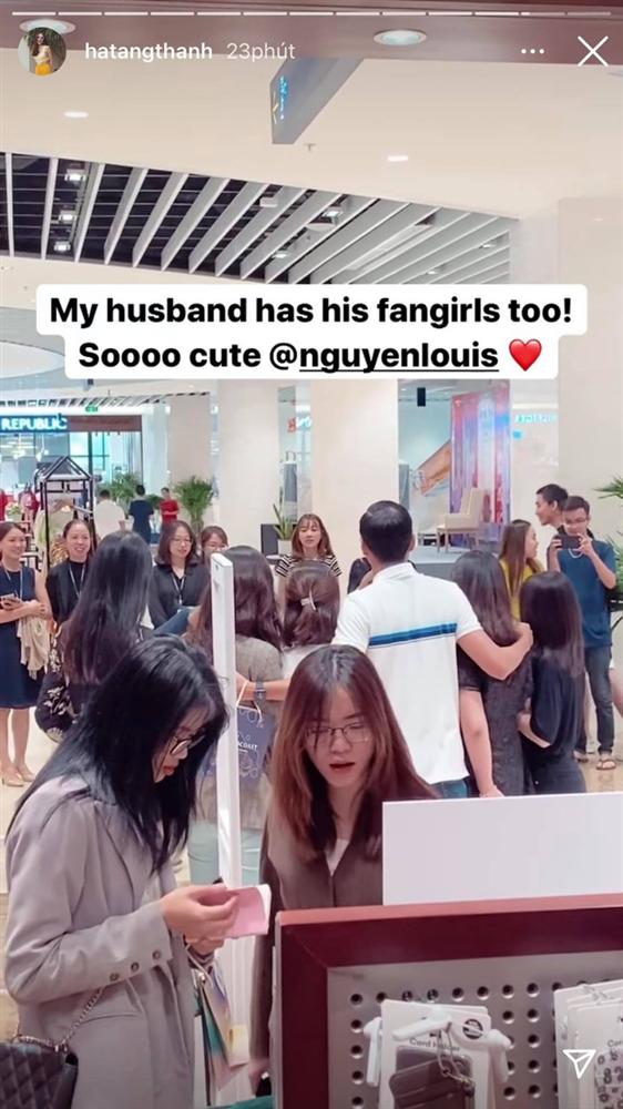 Phát hiện chồng được nhiều cô gái vây quanh, đây là phản ứng của Tăng Thanh Hà-1