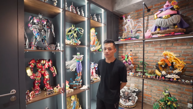 Khám phá dinh thự 7 tầng của Độ Mixi: Có thang máy và cả máy đếm tiền, phòng stream ngập mô hình đắt đỏ-10