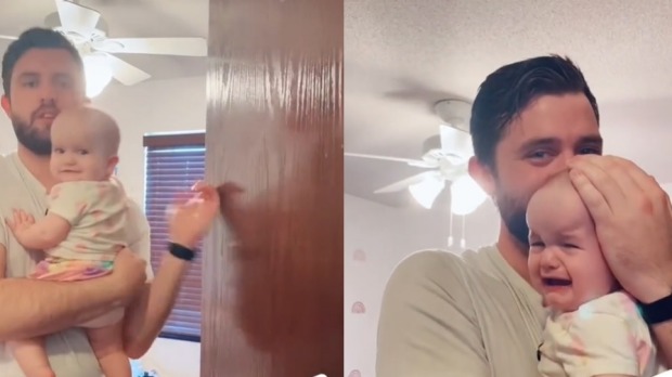 Đoạn video em bé khóc siêu dễ thương thu hút 60 triệu lượt xem đã gây tranh cãi nảy lửa vì 1 điều tối kị với trẻ nhỏ-2