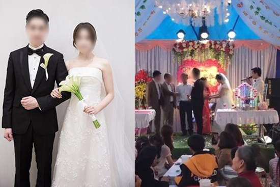 Đang lúc trao nhẫn, người yêu cũ của cô dâu chạy lên phá đám 'nó có gì hơn anh', nữ chính giải quyết nhanh-gọn-lẹ khiến gã cứng họng, nhục nhã bỏ về