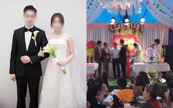 Đang lúc trao nhẫn, người yêu cũ của cô dâu chạy lên phá đám nó có gì hơn anh, nữ chính giải quyết nhanh-gọn-lẹ khiến gã cứng họng, nhục nhã bỏ về-1