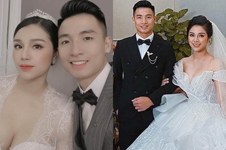 Ảnh cưới Bùi Tiến Dũng: Chú rể đẹp trai ngời ngời, cô dâu photoshop đến biến dạng-4