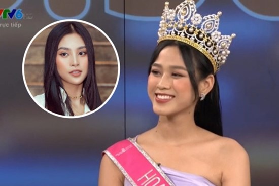 Thời khắc Đỗ Thị Hà đăng quang Hoa hậu, Tiểu Vy đã ghé sát tai đàn em để nói một câu và đến giờ mới được hé lộ