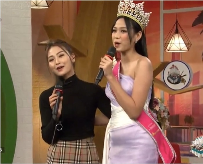 Tân Hoa hậu Đỗ Thị Hà bị soi eo kém thon trên sóng truyền hình-3