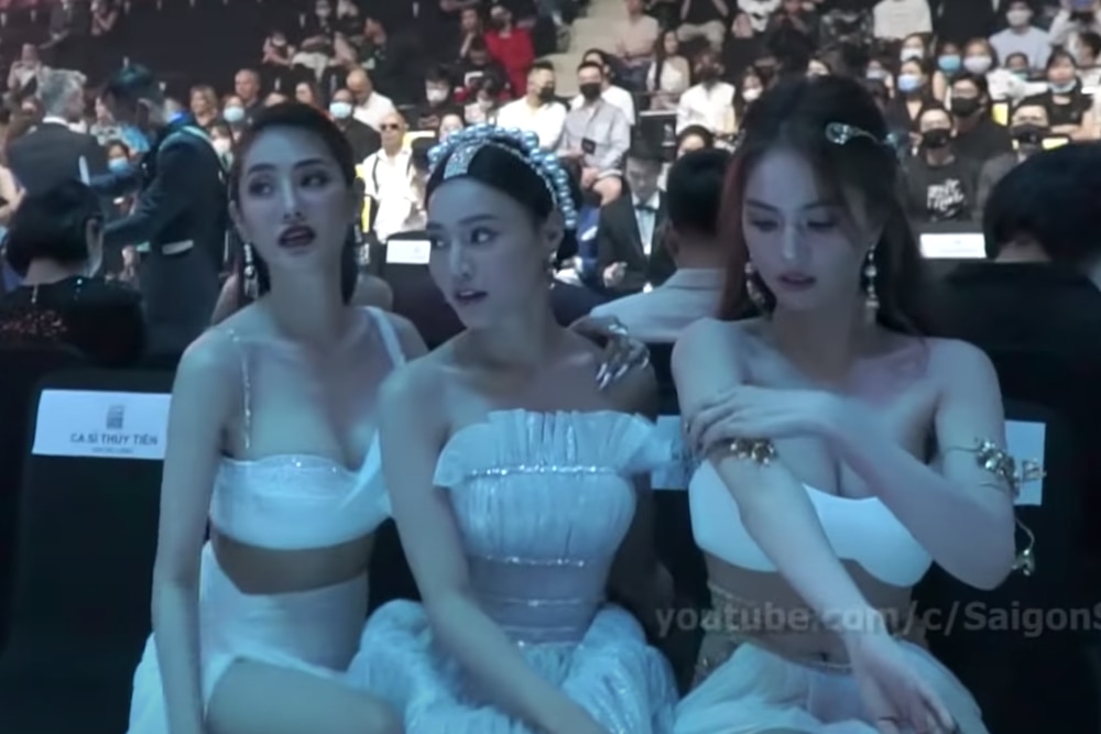 Fan tranh cãi clip Thủy Tiên bị Linh Chi hất tóc, đứng dậy bỏ đi: Lan Ngọc vô tình liên lụy?-5