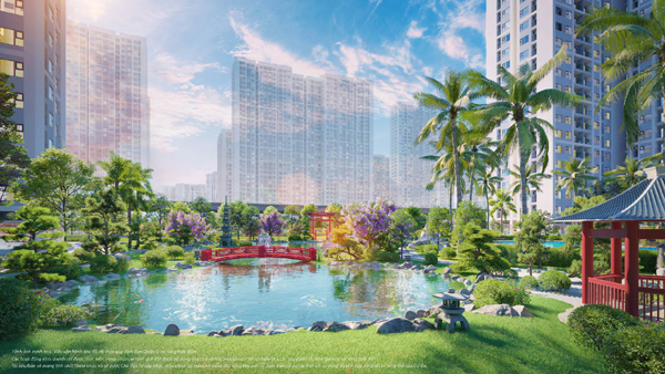 Độc đáo bộ đôi vườn Nhật đẳng cấp ở The Origami-2