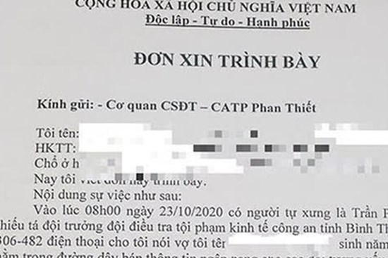 Cụ bà chuyển 1,5 tỉ đồng cho người tự xưng công an sau cuộc điện thoại