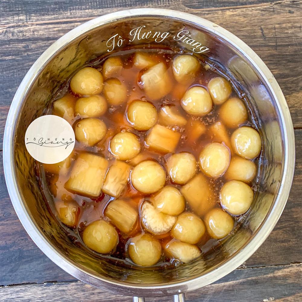 Mách bạn cách nấu món chè sắn mochi dẻo nóng hổi, xua tan mọi rét buốt mùa đông-5