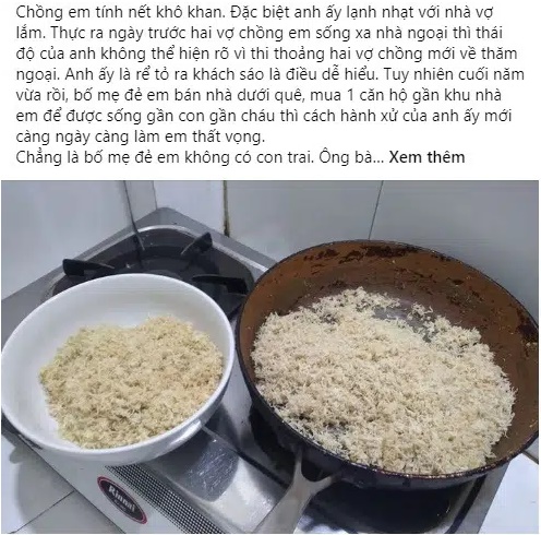 Thấy vợ chăm lo bố mẹ đẻ, chồng khó chịu gắt nuôi cô là đủ rồi, song phản ứng ngay sau đó của cô lại khiến anh lặng thinh-1