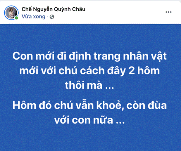 Cả showbiz Việt bàng hoàng khi hay tin NS Chí Tài qua đời: Đông Nhi lặng người, Ngô Kiến Huy, Noo Phước Thịnh đau buồn gửi lời tiễn biệt-14