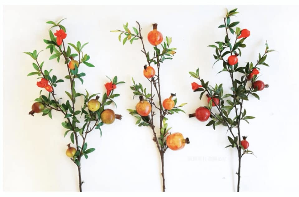 Cành lựu 3 màu phong thủy, chị em bỏ tiền triệu mua trưng Tết-2