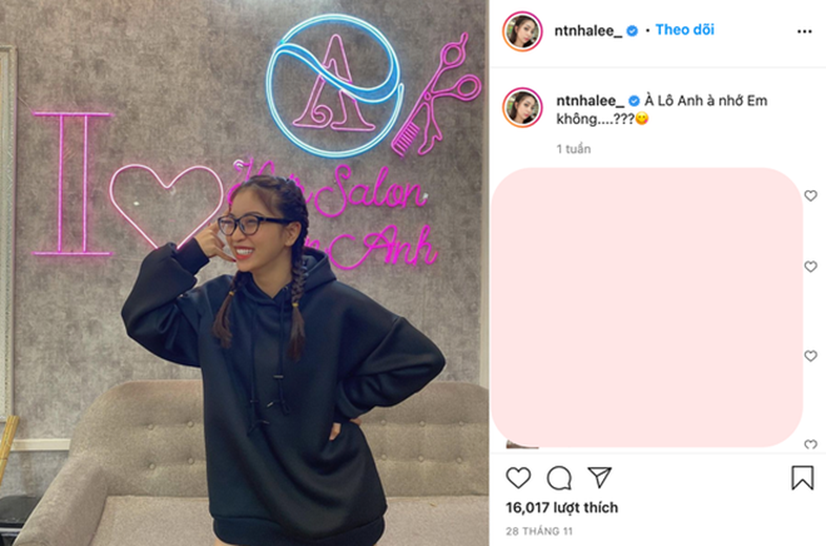 Vừa đăng hình mặc váy cưới chưa bao lâu, Nhật Lê đã công khai chuyện nhắn tin cho bạn trai-4