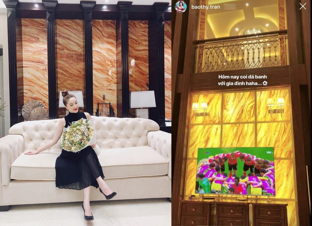 Biệt thự của Bảo Thy được trang hoàng rực rỡ mùa giáng sinh-7