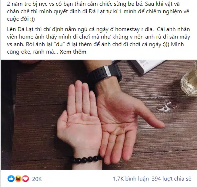 Chuyện tình gây bão MXH hôm nay: Bị cắm sừng bỏ lên Đà Lạt, cô gái Sài Gòn cua luôn nhân viên homestay, đi chơi với nhau vẫn sợ bắt cóc!-1