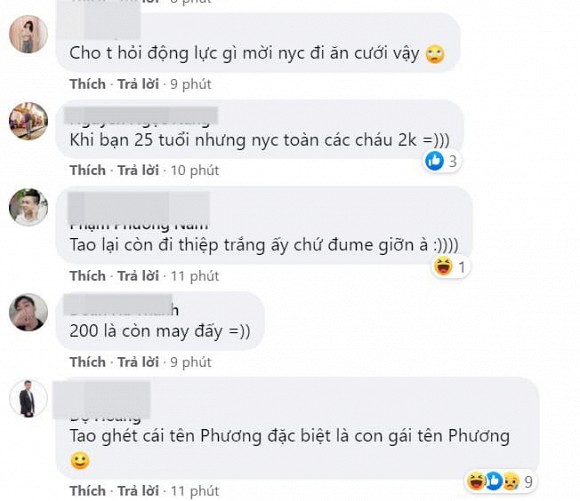 Mời 7 người yêu cũ đi đám cưới, cô gái bức xúc vì mỗi người mừng có 200 nghìn-4