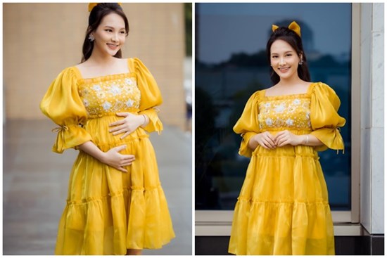 Bảo Thanh khoe ảnh bầu xinh lung linh nhưng lại khiến mọi người lo lắng vì chi tiết dễ gây nguy hiểm cho mẹ bầu