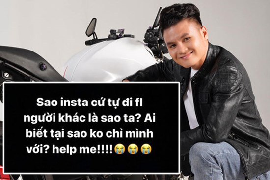 Quang Hải than thở “Instagram cứ tự đi follow người khác”, ngầm phủ nhận chuyện tái hợp Huỳnh Anh?