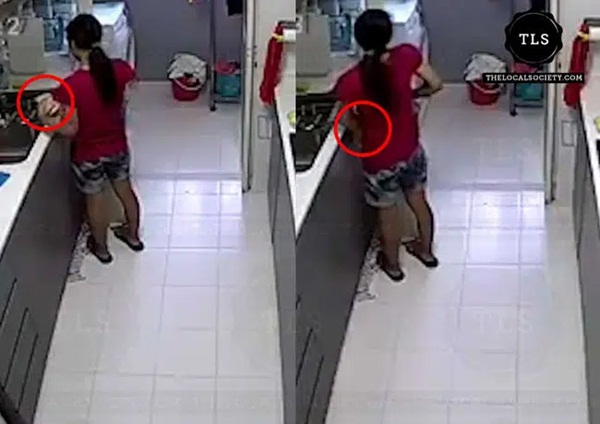 Đang chuẩn bị bữa sáng, nữ giúp việc cầm lát bánh mỳ đứng ra góc khuất và hành động tiếp theo khiến chủ nhà rùng mình chẳng dám ăn gì nữa-2