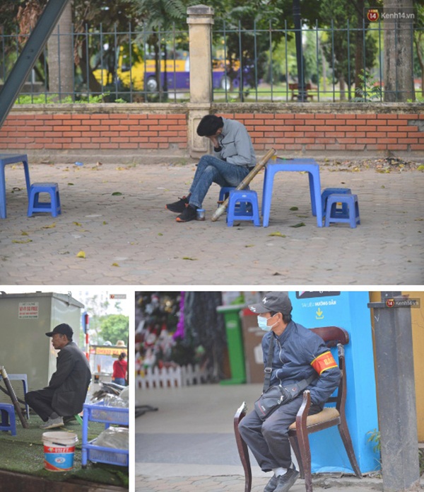 Chùm ảnh: Không khí lạnh rất mạnh tràn về, người dân Hà Nội co ro trong áo phao và những cái ôm-14