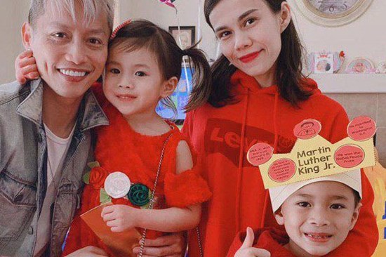 Loạt ảnh con trai 10 tuổi của Ngô Kiến Huy bên mẹ đẻ Thụy Anh và em gái cưng khiến fan tan chảy