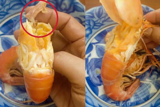 Ăn tôm nhiều nhưng các chị em đã phân biệt được đâu là gạch tôm, đâu là... phân tôm chưa?