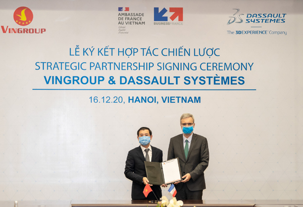 Vingroup bắt tay doanh nghiệp Pháp thúc đẩy chuyển đổi số-1