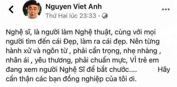 Nghệ sĩ Việt Anh lên tiếng nhắc nhở đàn em nghệ sĩ sau lùm xùm gymer, Cát Phượng có ngay lý lẽ chắc nịch phản hồi-1
