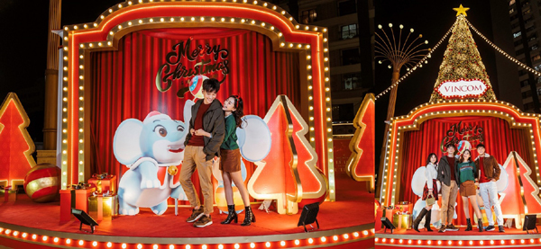 Không gian Giáng sinh đậm sắc màu cổ tích ở ‘xứ sở’ Vincom-3