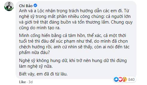 Bức xúc trước việc nghệ sĩ tới xử lý” người livestream xúc phạm cố nghệ sĩ Chí Tài, Chi Bảo lên tiếng: Hung dữ thì đừng làm nghệ sĩ nữa”-2