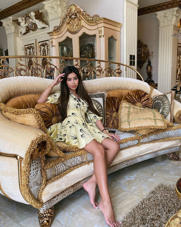 Rich kid Tiên Nguyễn ở trong biệt thự trắng dát vàng, nội thất sang xịn đúng kiểu đỉnh của chóp-6