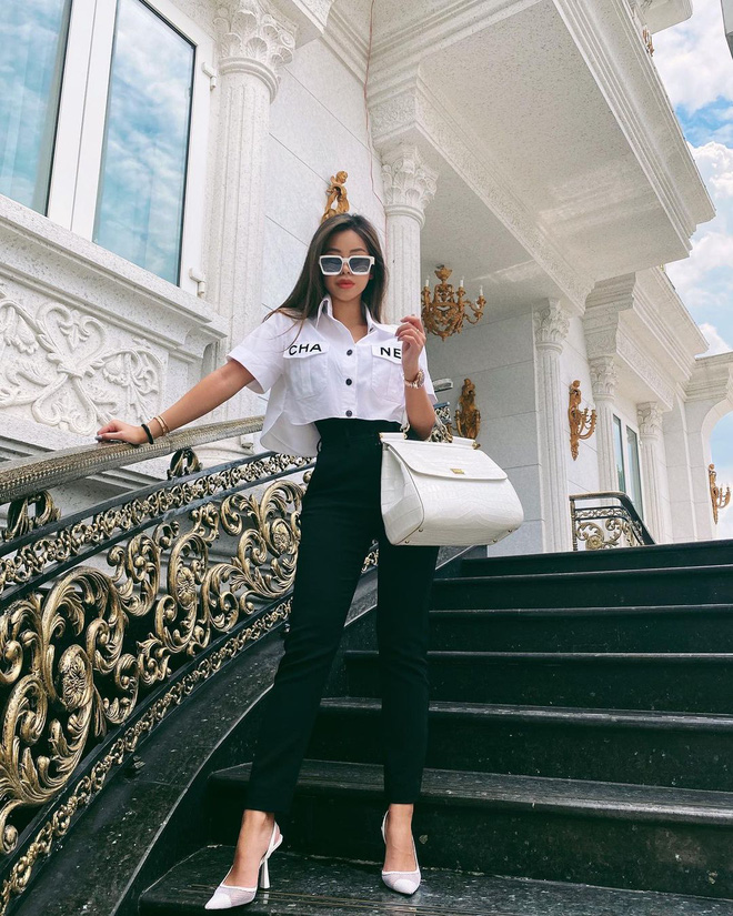 Rich kid Tiên Nguyễn ở trong biệt thự trắng dát vàng, nội thất sang xịn đúng kiểu đỉnh của chóp-10