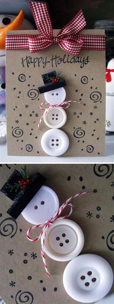 Những ý tưởng tuyệt vời để tự tay thiết kế một tấm thiệp Giáng sinh thật độc đáo và ý nghĩa gửi người thân yêu-2