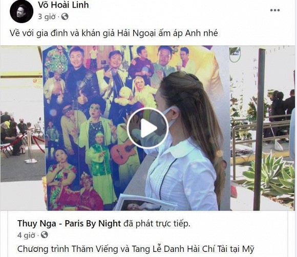Rớt nước mắt với bài thơ Hoài Linh viết tặng cố nghệ sĩ Chí Tài trong tang lễ tại Mỹ-3