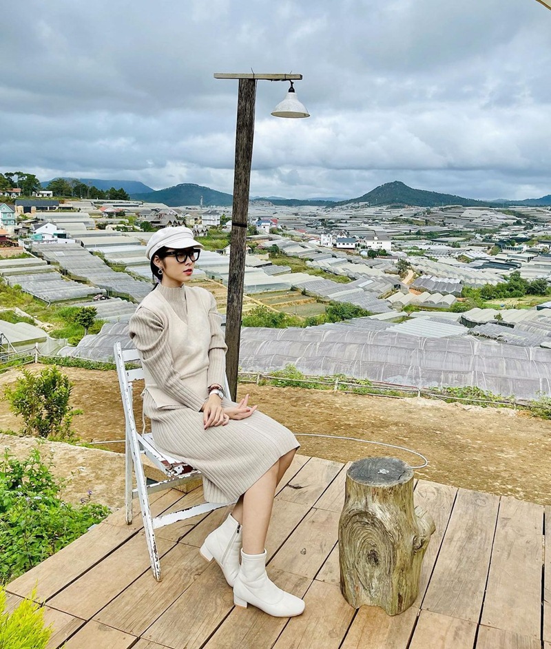 Tâm Tít khoe dáng nuột với cây đen - Minh Hằng lên đồ menswear ngầu đét-4