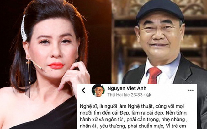 Cát Phượng xin lỗi NSND Việt Anh: Mong a hiểu và bỏ qua. Em xin lỗi anh!-1